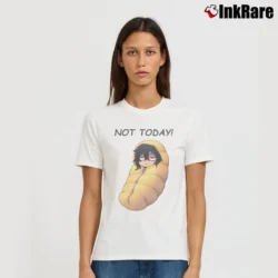Women’s Not Today Shota Aizawa Eraser Head Signature T-Shirt in white | Soft, Flattering Fit