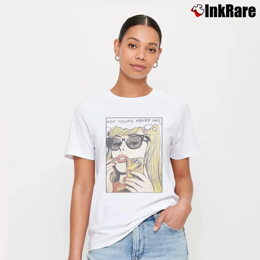 Women’s Not Yours Redone Graphic Signature T-Shirt in white | Soft, Flattering Fit