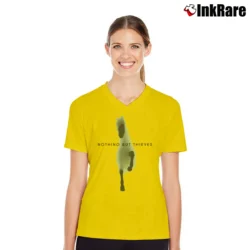 Women’s Nothing But Thieves Vortu V-Neck Tee in yellow | Chic Neckline, Soft Texture