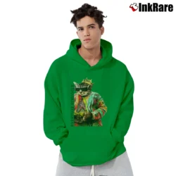 Men’s Notorious Cat Biggie Everyday Struggle Pullover Hoodie in irish green | Cozy, Durable, Modern Fit