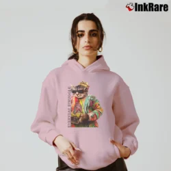 Women’s Notorious Cat Biggie Everyday Struggle Cozy Hoodie in light pink | Warm, Structured, Stylish