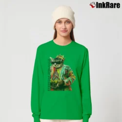 Women’s Notorious Cat Biggie Everyday Struggle Long-Sleeve Top in irish green | Sleek, Versatile, All-Season