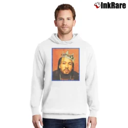 Men’s Notorious Jalen Brunson Pullover Hoodie in white | Cozy, Durable, Modern Fit