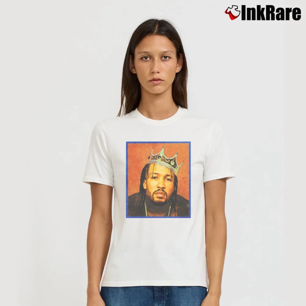 Women’s Notorious Jalen Brunson Signature T-Shirt in white | Soft, Flattering Fit