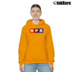Women’s Npr Logo Colorsize Public Radio Cozy Hoodie in orange | Warm, Structured, Stylish