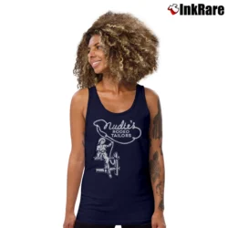 Women’s Nudies Rodeo Tailor Western Tank Top in navy | Lightweight, Movement-Friendly