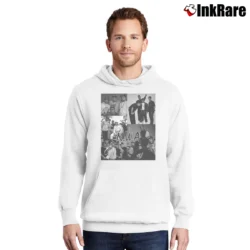 Men’s NWA 90s Hip Hop Iconic Group Pullover Hoodie in white | Cozy, Durable, Modern Fit