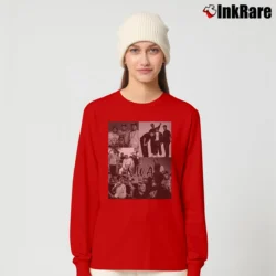Women’s NWA 90s Hip Hop Iconic Group Long-Sleeve Top in red | Sleek, Versatile, All-Season