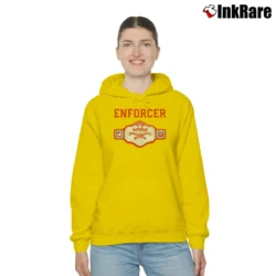Women’s nwa wrestling heavyweight champion for Classic Wrestling Fans Cozy Hoodie in yellow | Warm, Structured, Stylish