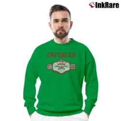 Men’s nwa wrestling heavyweight champion for Classic Wrestling Fans Crewneck Sweatshirt in irish green | Cozy Fabric, Clean Style