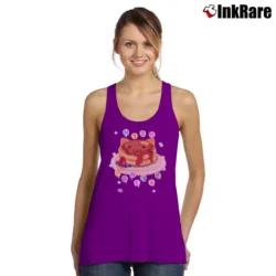 Women’s Nyan Cat Pancake Kawaii Tank Top in purple | Lightweight, Movement-Friendly