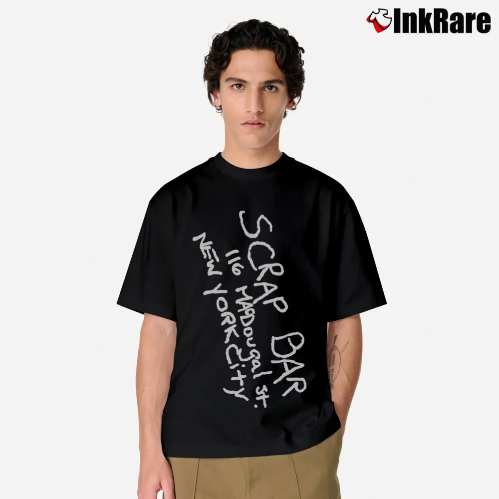 Men’s Nyc Scrap Bar Greenwich Village Rock Classic T-Shirt in black | Soft, Breathable Everyday Wear