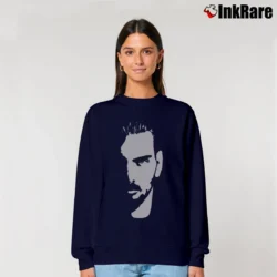 Women’s Nyle Dimarco Graphic Relaxed Sweatshirt in navy | Soft, Laid-Back Vibe
