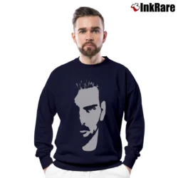 Men’s Nyle Dimarco Graphic Crewneck Sweatshirt in navy | Cozy Fabric, Clean Style