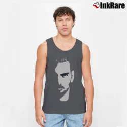 Men’s Nyle Dimarco Graphic Tank Top in charcoal | Breathable, Active-Friendly Design