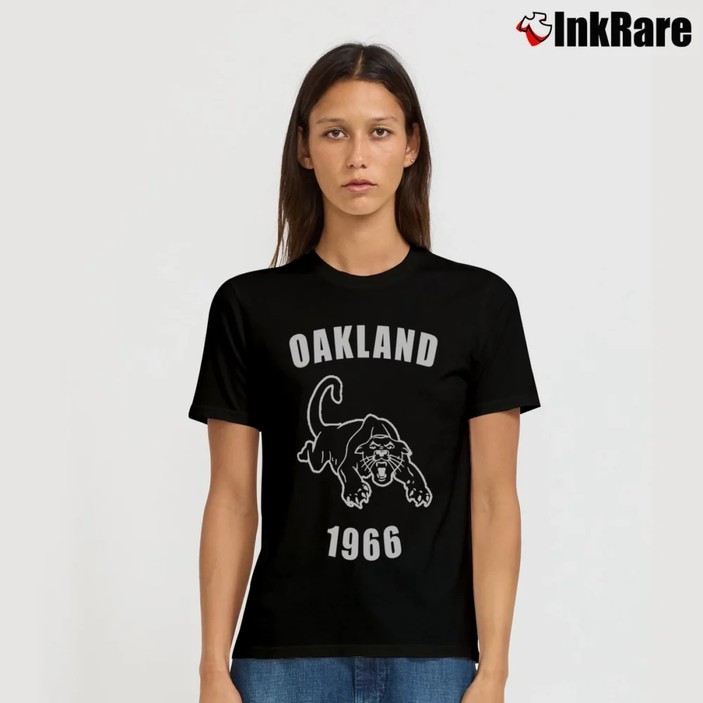 Women’s Oakland black panther 1966 T-Shirt in black | Soft, Flattering Fit