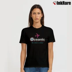 Women’s Oceanic Airlines Signature T-Shirt in black | Soft, Flattering Fit