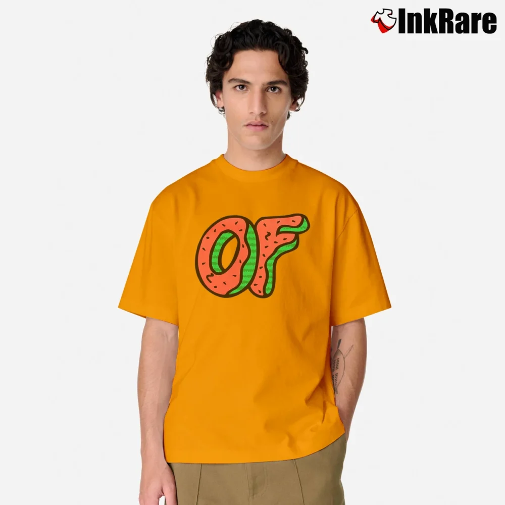 Men’s Odd Future Watermelon Logo Mint Graphic Classic T-Shirt in orange | Soft, Breathable Everyday Wear