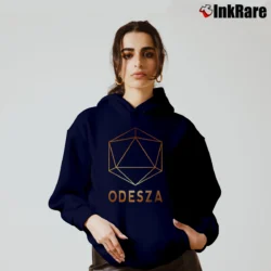 Women’s Odesza Electronic Music Cozy Hoodie in navy | Warm, Structured, Stylish