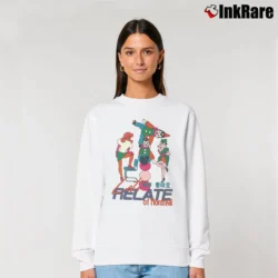 Women’s Of Montreal Clowns Band Relaxed Sweatshirt in white | Soft, Laid-Back Vibe