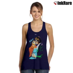 Women’s Off - white Kiss Graphic Tank Top in navy | Lightweight, Movement-Friendly