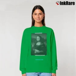 Women’s Off - white Mona Lisa Arrows Relaxed Sweatshirt in irish green | Soft, Laid-Back Vibe