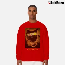 Men’s OFWGKTA Odd Future Cat Promo Long-Sleeve Shirt in red | Sleek, Lightweight, Year-Round Wear