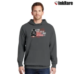 Men’s Ohio State Buckeyes Darth Vader Star Wars Pullover Hoodie in charcoal | Cozy, Durable, Modern Fit
