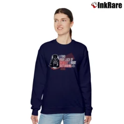 Women’s Ohio State Buckeyes Darth Vader Star Wars Relaxed Sweatshirt in navy | Soft, Laid-Back Vibe