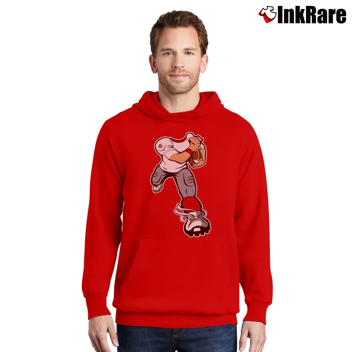 Ohio State Buckeyes Football Dreams Men’s Pullover Hoodie in red – Ultimate Warmth Men’s Ohio State Buckeyes Football Dreams Pullover Hoodie in red | Cozy, Durable, Modern Fit