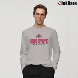 Men’s Ohio State Buckeyes Long-Sleeve Shirt in sport grey | Sleek, Lightweight, Year-Round Wear