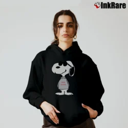 Women’s Ohio State Buckeyes OSU Snoopy Cozy Hoodie in black | Warm, Structured, Stylish