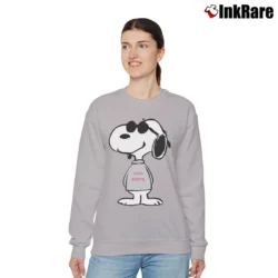 Women’s Ohio State Buckeyes OSU Snoopy Relaxed Sweatshirt in sport grey | Soft, Laid-Back Vibe