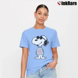 Women’s Ohio State Buckeyes OSU Snoopy Signature T-Shirt in light blue | Soft, Flattering Fit