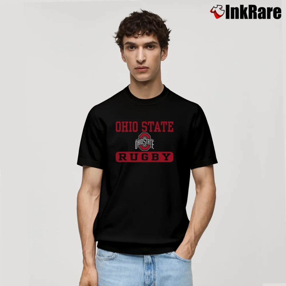 Men’s Ohio State Buckeyes Rugby Classic T-Shirt in black | Soft, Breathable Everyday Wear