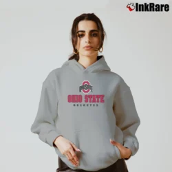 Women’s Ohio State Buckeyes Wordmark Cozy Hoodie in sport grey | Warm, Structured, Stylish