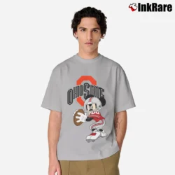 Men’s Ohio State Football Mickey Mouse Classic T-Shirt in sport grey | Soft, Breathable Everyday Wear