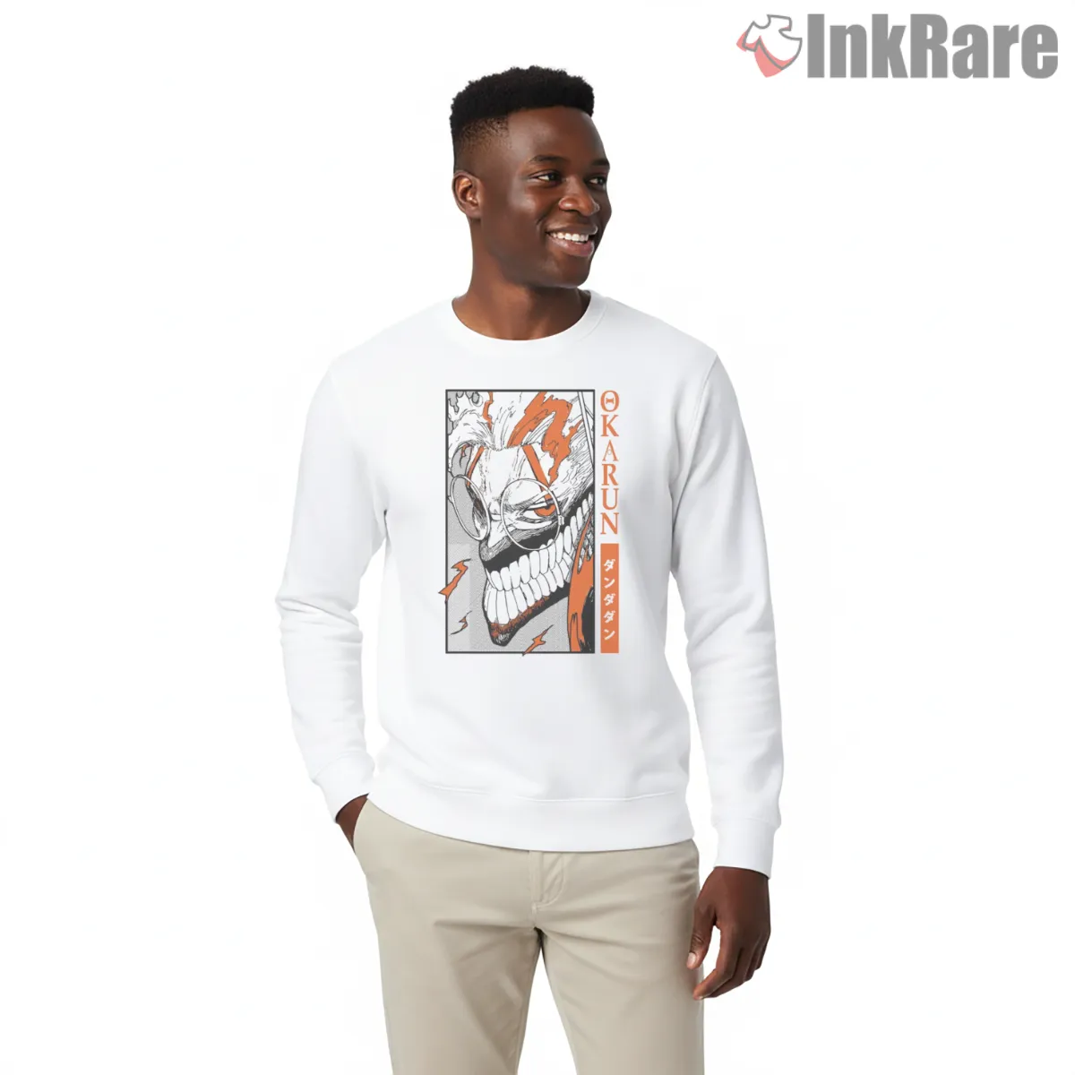 Okarun Demon Skull Manga Horror Dandadan Shirt Okarun Demon Skull Manga Horror Dandadan Shirt on graphic shirt for men graphic tee