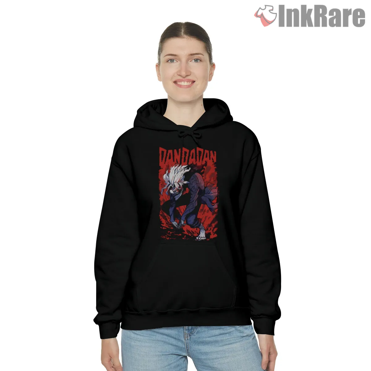Okarun Demonic Yokai Transformation Anime Hoodie Black Okarun Demonic Yokai Transformation Anime Shirt on black hoodie for women graphic tee