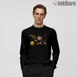 Okarun Magic Orb Adventure Parody Anime Shirt on black long sleeve shirt for men graphic tee