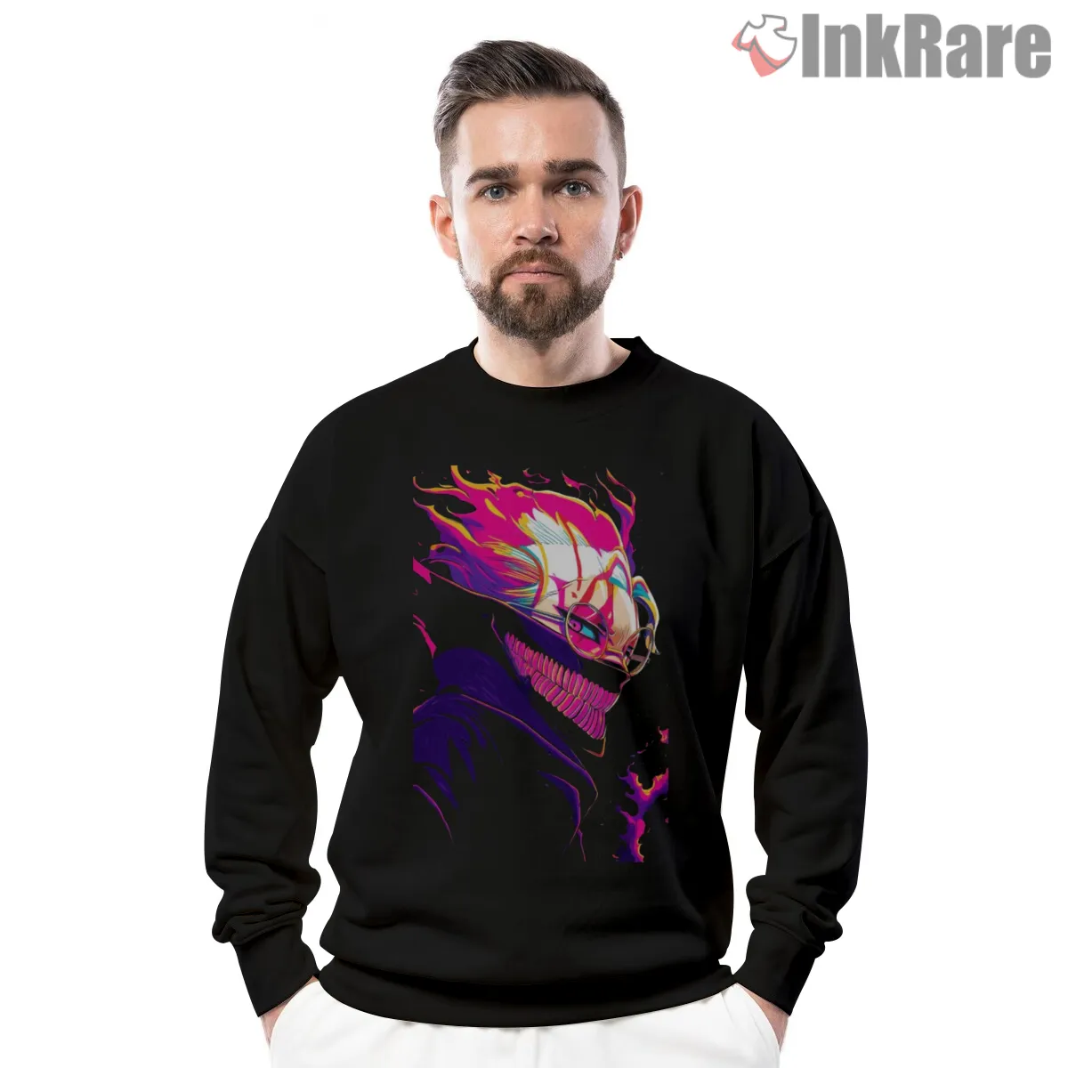 Okarun Neon Chaos Anime Portrait Shirt Okarun Neon Chaos Anime Portrait Shirt on graphic shirt for men graphic tee