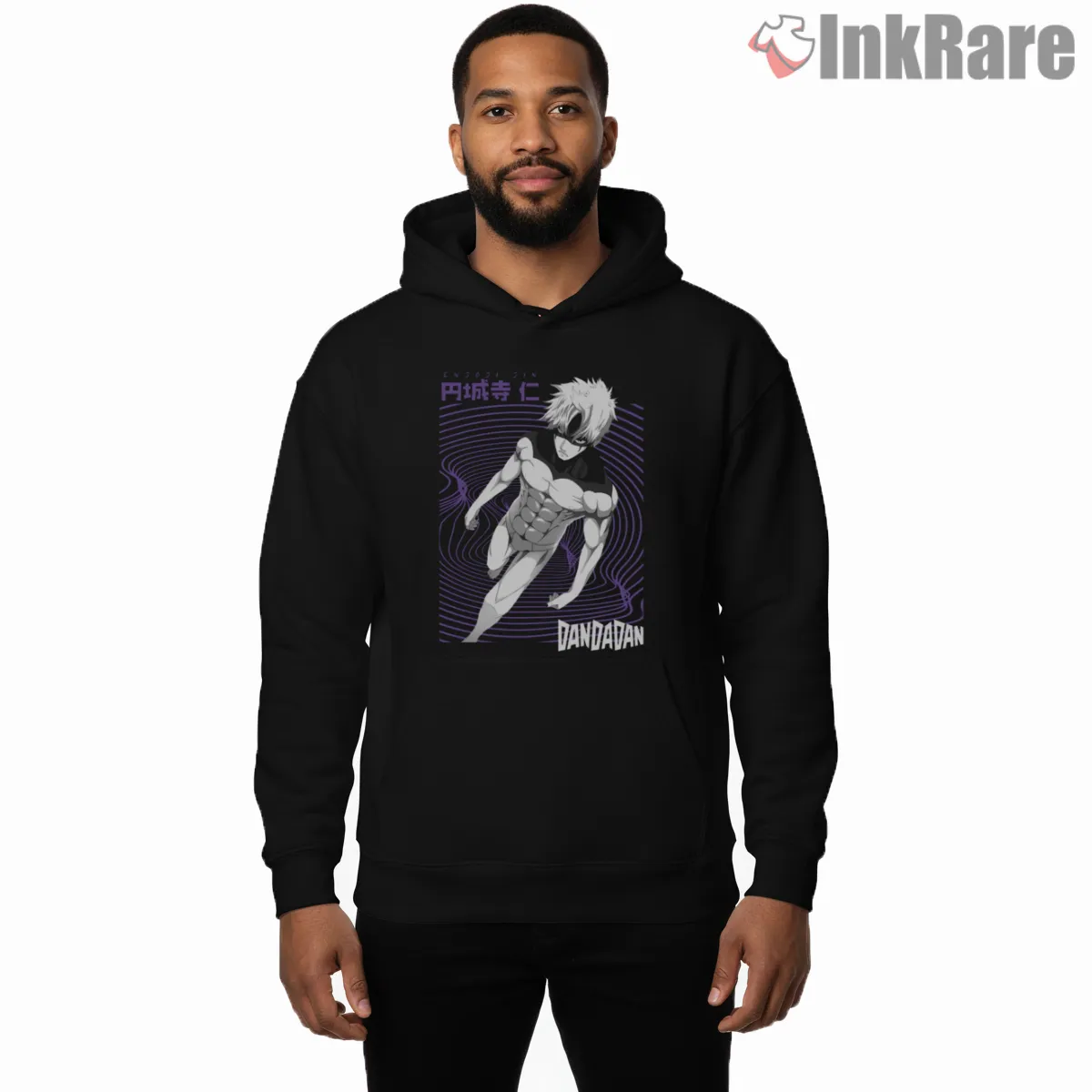 Okarun Supernatural Vision Energy Anime Hoodie Black Okarun Supernatural Vision Energy Anime Shirt on black hoodie for men graphic tee