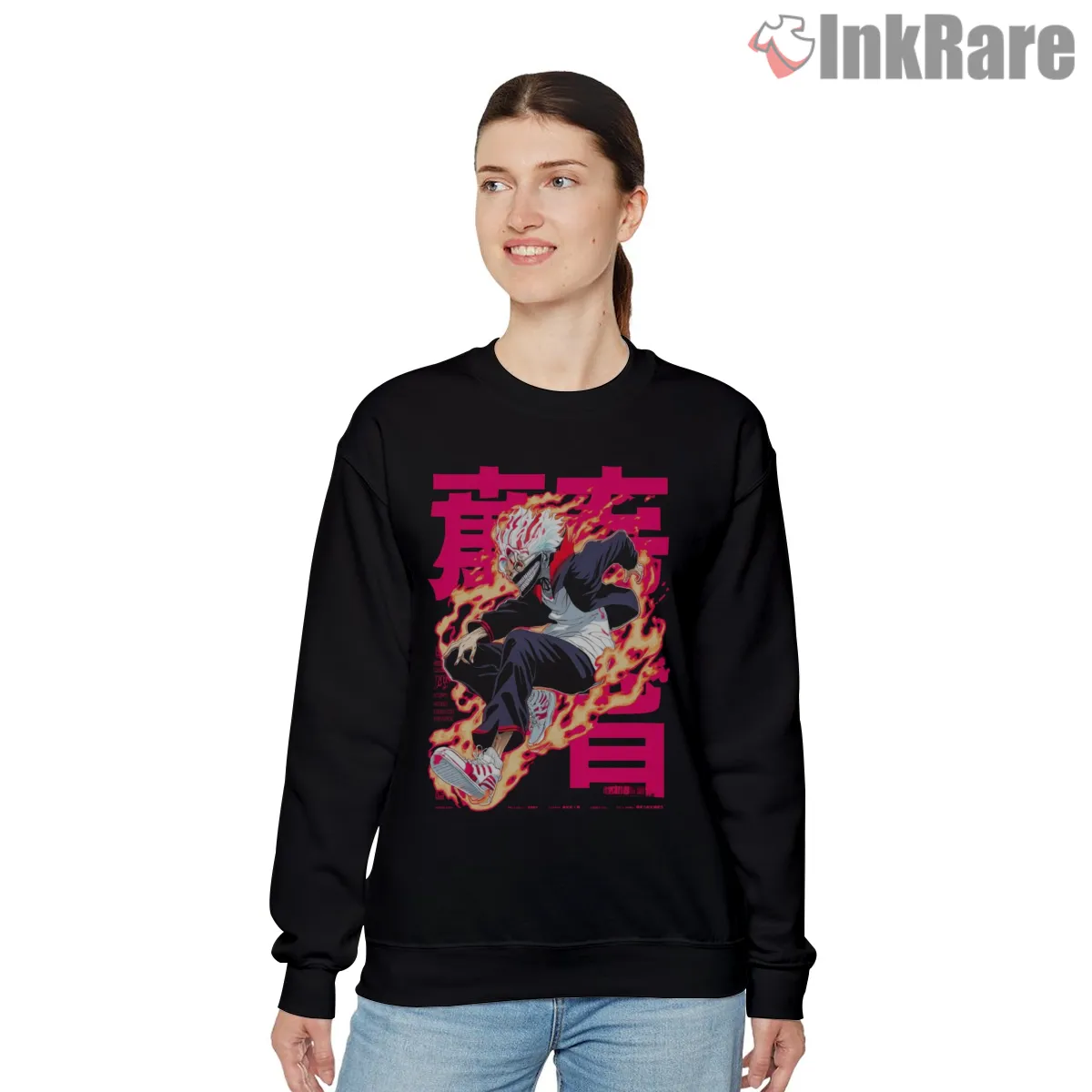 Okarun Turbo Flame Transformation Anime Shirt on graphic shirt for women graphic tee