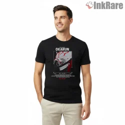 Okarun Yokai Mask Transformation Anime Shirt on black short sleeve shirt for men graphic tee