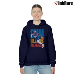 Women’s Oklahoma City Thunder Shai Gilgeous Alexander Cozy Hoodie in navy | Warm, Structured, Stylish