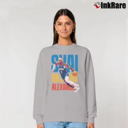 Women’s Oklahoma City Thunder Shai Gilgeous Alexander Relaxed Sweatshirt in sport grey | Soft, Laid-Back Vibe
