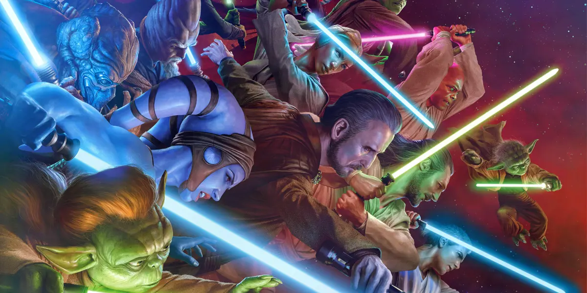 Jedi Order during the Old Republic era shown as a large and diverse group