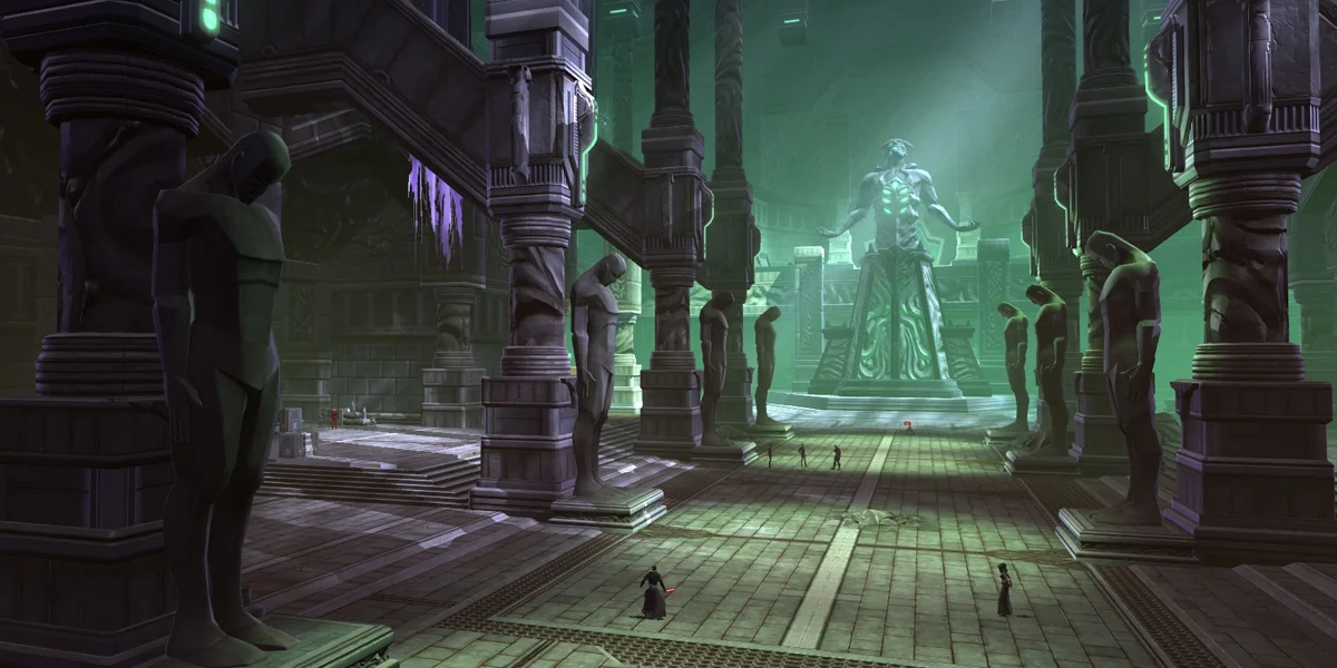 ancient Sith ruins from the Star Wars Old Republic Legends era