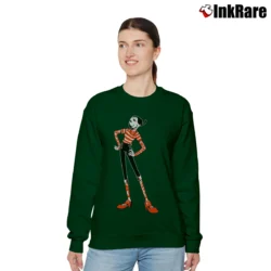 Women’s Olive by Adi Oyl Popeye Tattoo Art Relaxed Sweatshirt in forest green | Soft, Laid-Back Vibe