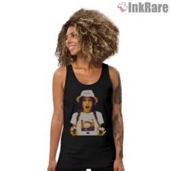 Olivia Rodrigo Sour Era Braids Graphic Shirt on black tank top for women graphic tee